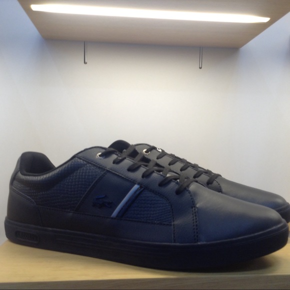 Lacoste EuropA SPM LTH Dark Blue//Red Mens 7